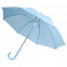 Зонт-трость Unit Promo, голубой с логотипом в Ставрополе заказать по выгодной цене в кибермаркете AvroraStore