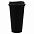 Стакан с крышкой Color Cap Black, черный с логотипом в Ставрополе заказать по выгодной цене в кибермаркете AvroraStore