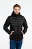 Куртка компактная мужская Stavanger, черная с логотипом в Ставрополе заказать по выгодной цене в кибермаркете AvroraStore