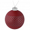 Елочный шар Queen, 10 см, красный с логотипом в Ставрополе заказать по выгодной цене в кибермаркете AvroraStore