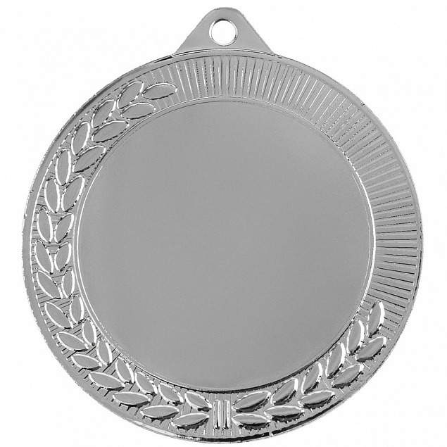 Медаль Regalia, большая, серебристая с логотипом в Ставрополе заказать по выгодной цене в кибермаркете AvroraStore