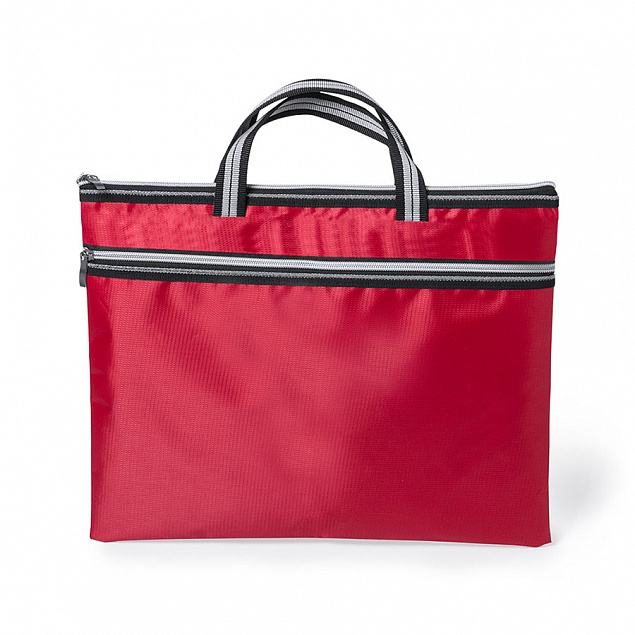 Конференц-сумка NORTON, красный, 37 х 30 см, 100% полиэстер 300D с логотипом в Ставрополе заказать по выгодной цене в кибермаркете AvroraStore