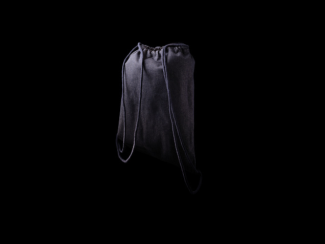 Рюкзак на шнурке Impact из переработанного денима AWARE™ с логотипом в Ставрополе заказать по выгодной цене в кибермаркете AvroraStore