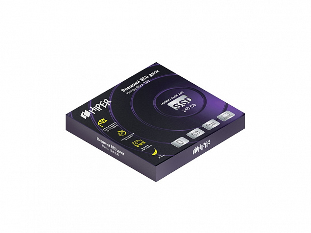 Внешний SSD накопитель «Honsu Slim 240» 240GB USB3.1 Type-C Slim с логотипом в Ставрополе заказать по выгодной цене в кибермаркете AvroraStore