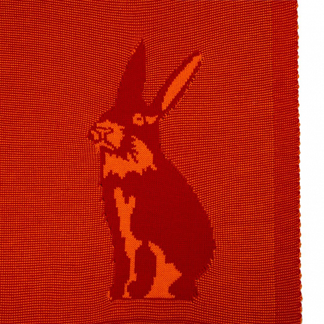 Плед Stereo Bunny, красный с логотипом в Ставрополе заказать по выгодной цене в кибермаркете AvroraStore