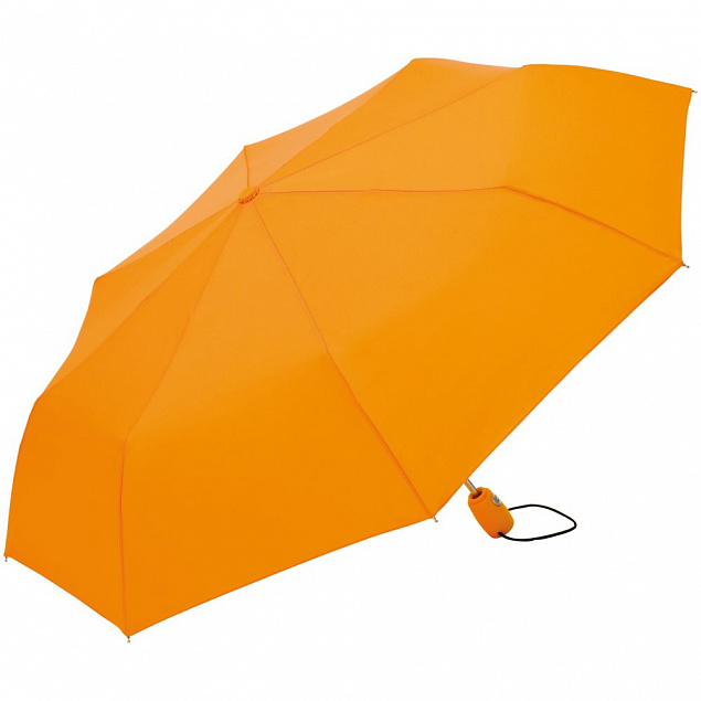 Зонт складной AOC, оранжевый с логотипом в Ставрополе заказать по выгодной цене в кибермаркете AvroraStore