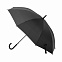 Зонт-трость, Bergwind, черный с логотипом в Ставрополе заказать по выгодной цене в кибермаркете AvroraStore