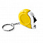 Рулетка- брелок 1 м TRESNA, Желтый с логотипом в Ставрополе заказать по выгодной цене в кибермаркете AvroraStore