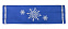 Упаковка-конфета «Снежинки», синяя с логотипом в Ставрополе заказать по выгодной цене в кибермаркете AvroraStore
