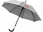 Зонт трость Arch полуавтомат 23, серый с логотипом в Ставрополе заказать по выгодной цене в кибермаркете AvroraStore