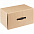 Коробка Matter High Light, крафт с белой ручкой с логотипом в Ставрополе заказать по выгодной цене в кибермаркете AvroraStore