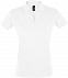 Рубашка поло женская PERFECT WOMEN 180 белая с логотипом в Ставрополе заказать по выгодной цене в кибермаркете AvroraStore