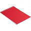Блокнот Dali Mini в клетку, красный с логотипом в Ставрополе заказать по выгодной цене в кибермаркете AvroraStore