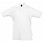 Рубашка поло детская Summer II Kids 170, белая с логотипом в Ставрополе заказать по выгодной цене в кибермаркете AvroraStore