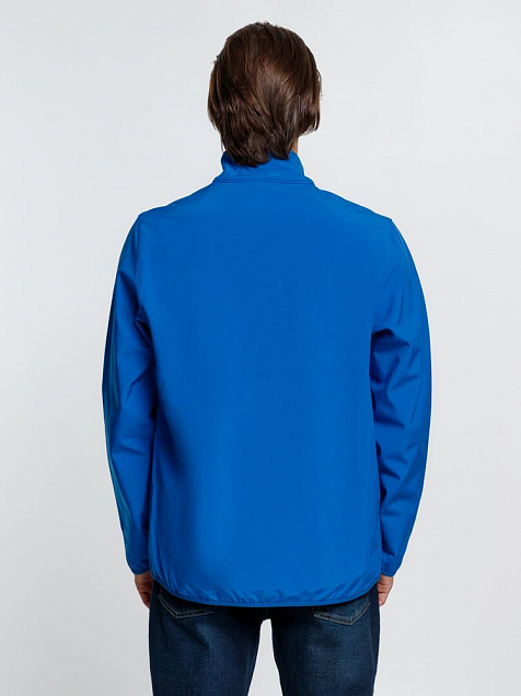 Куртка мужская Radian Men, ярко-синяя с логотипом в Ставрополе заказать по выгодной цене в кибермаркете AvroraStore