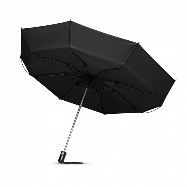 Складной реверсивный зонт с логотипом в Ставрополе заказать по выгодной цене в кибермаркете AvroraStore