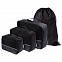Дорожный набор сумок noJumble 4 в 1, черный с логотипом в Ставрополе заказать по выгодной цене в кибермаркете AvroraStore