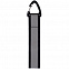 Светоотражающий брелок Flashline, серый с черным с логотипом в Ставрополе заказать по выгодной цене в кибермаркете AvroraStore