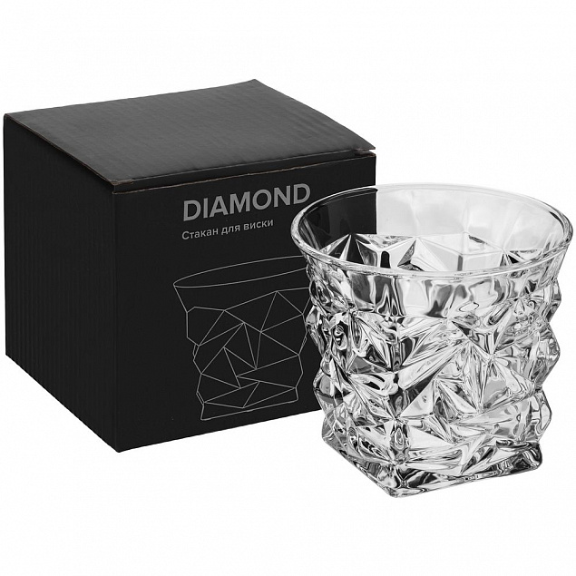 Стакан для виски Diamond с логотипом в Ставрополе заказать по выгодной цене в кибермаркете AvroraStore