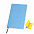 Бизнес-блокнот "Funky", 130*210 мм, черный, голубой форзац, мягкая обложка, в линейку с логотипом в Ставрополе заказать по выгодной цене в кибермаркете AvroraStore