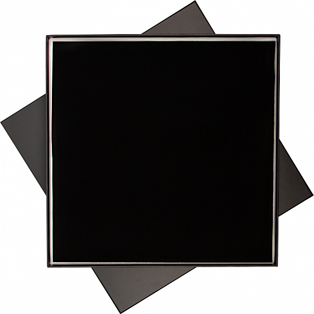 ПОДАРОЧНАЯ КОРОБКА ДЛЯ НАБОРА ЧЕРНАЯ, 307*307 мм, черный ложемент, под съемные ложементы с логотипом в Ставрополе заказать по выгодной цене в кибермаркете AvroraStore