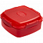Ланчбокс Cube, красный с логотипом в Ставрополе заказать по выгодной цене в кибермаркете AvroraStore