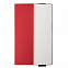 Бизнес-блокнот UNI, A5, бело-красный, мягкая обложка, в линейку, черное ляссе с логотипом в Ставрополе заказать по выгодной цене в кибермаркете AvroraStore
