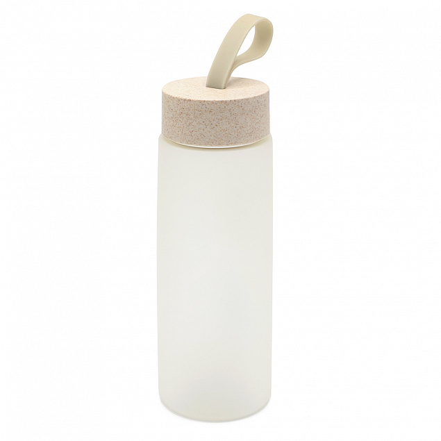 Бутылка для воды Flappy - Белый BB с логотипом в Ставрополе заказать по выгодной цене в кибермаркете AvroraStore