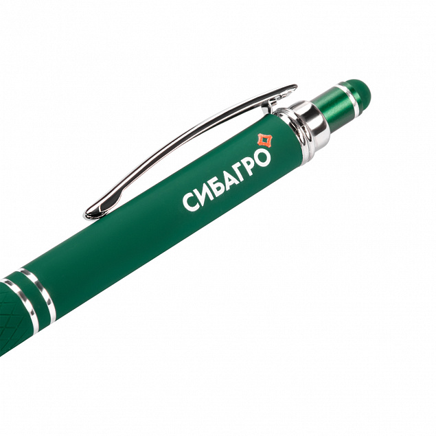 Шариковая ручка Alt, зеленый с логотипом в Ставрополе заказать по выгодной цене в кибермаркете AvroraStore