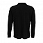 Рубашка поло с длинным рукавом Prime LSL, черная с логотипом в Ставрополе заказать по выгодной цене в кибермаркете AvroraStore