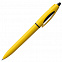 Ручка шариковая S! (Си), желтая с логотипом в Ставрополе заказать по выгодной цене в кибермаркете AvroraStore