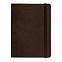 Ежедневник недатированный Boomer, А5,  темно-коричневый, кремовый блок, без обреза с логотипом в Ставрополе заказать по выгодной цене в кибермаркете AvroraStore