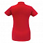 Рубашка поло женская ID.001 красная с логотипом в Ставрополе заказать по выгодной цене в кибермаркете AvroraStore