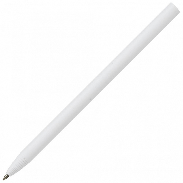 Ручка шариковая Carton Plus, белая с логотипом в Ставрополе заказать по выгодной цене в кибермаркете AvroraStore