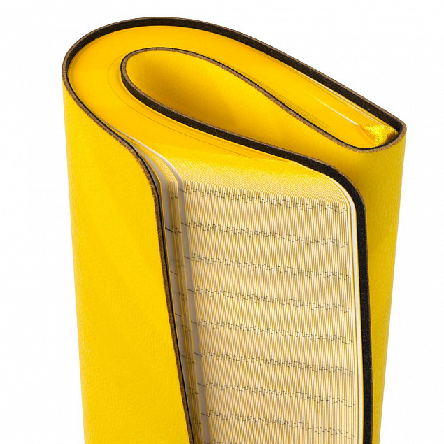 Ежедневник Neat, недатированный, желтый с логотипом в Ставрополе заказать по выгодной цене в кибермаркете AvroraStore