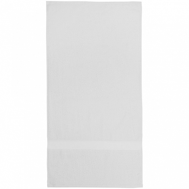 Полотенце Soft Me Light, большое, белое с логотипом в Ставрополе заказать по выгодной цене в кибермаркете AvroraStore