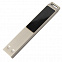 USB flash-карта LED с белой подсветкой (32Гб), серебристая, 6,6х1,2х0,45 см, металл с логотипом в Ставрополе заказать по выгодной цене в кибермаркете AvroraStore