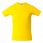 Футболка мужская HEAVY, желтая с логотипом в Ставрополе заказать по выгодной цене в кибермаркете AvroraStore