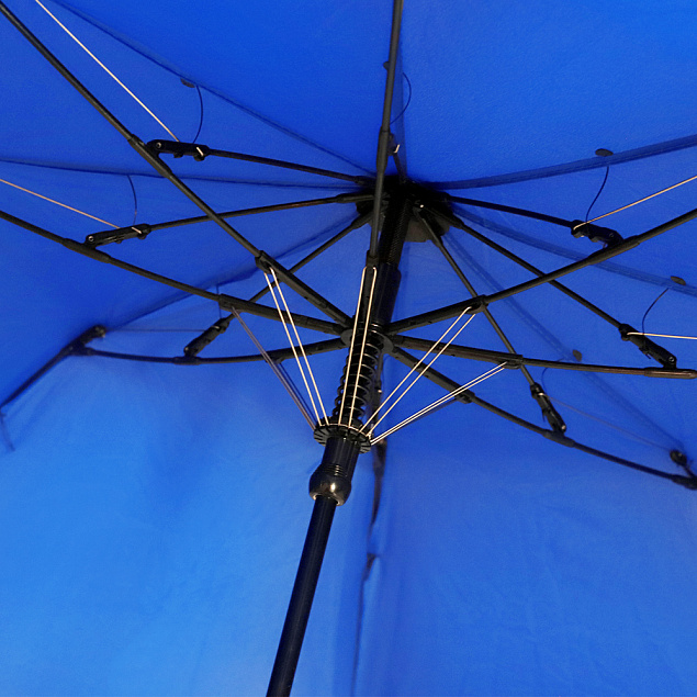 Зонт Глиссер - Синий HH с логотипом в Ставрополе заказать по выгодной цене в кибермаркете AvroraStore