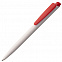 Ручка шариковая Senator Dart Polished, бело-красная с логотипом в Ставрополе заказать по выгодной цене в кибермаркете AvroraStore