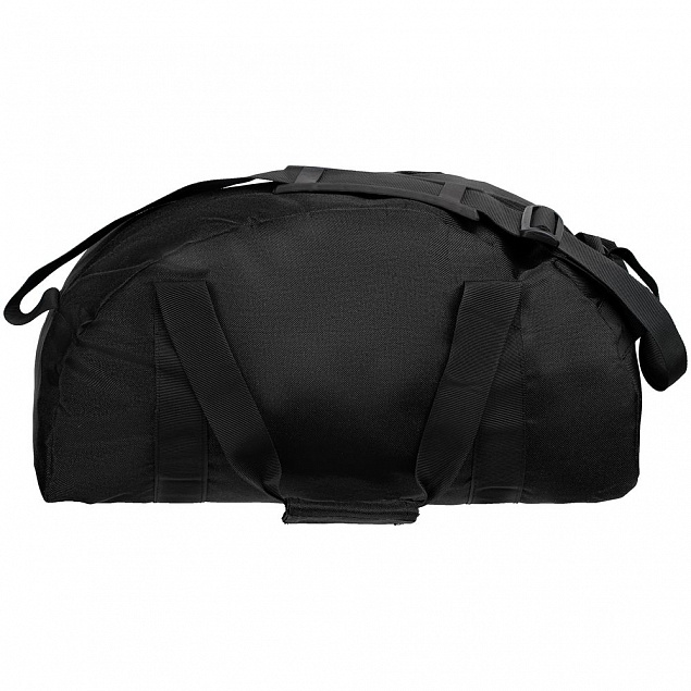 Спортивная сумка Portager, черная с логотипом в Ставрополе заказать по выгодной цене в кибермаркете AvroraStore