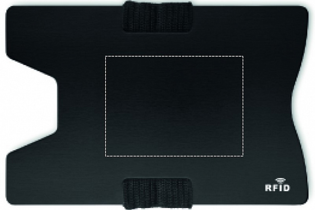 Алюминиевый кард холдер RFID с логотипом в Ставрополе заказать по выгодной цене в кибермаркете AvroraStore