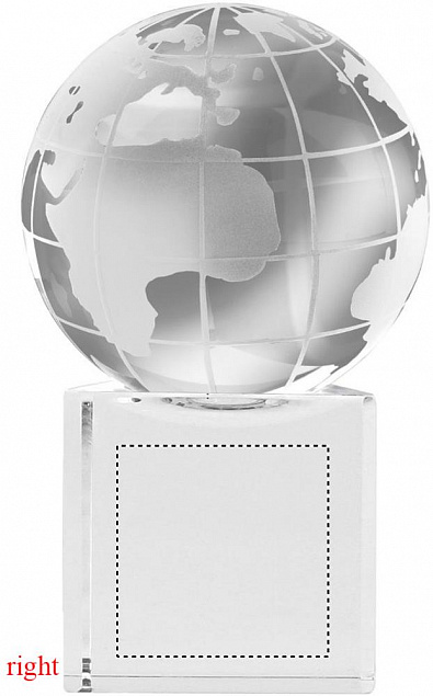 Глобус стеклянный с логотипом в Ставрополе заказать по выгодной цене в кибермаркете AvroraStore