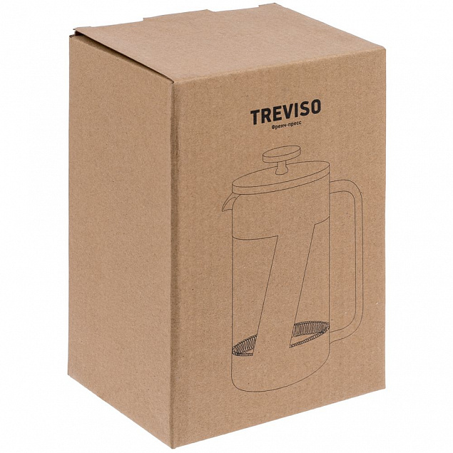 Френч-пресс Treviso с логотипом в Ставрополе заказать по выгодной цене в кибермаркете AvroraStore