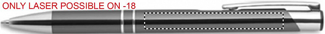 Ручка шариковая с черными черни с логотипом в Ставрополе заказать по выгодной цене в кибермаркете AvroraStore