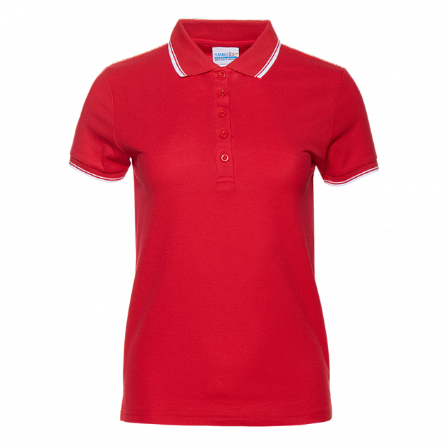 Рубашка поло Рубашка 04BK Красный с логотипом в Ставрополе заказать по выгодной цене в кибермаркете AvroraStore