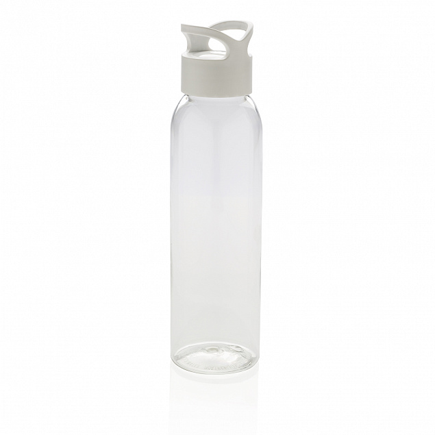 Герметичная бутылка для воды из AS-пластика, белая с логотипом в Ставрополе заказать по выгодной цене в кибермаркете AvroraStore