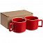 Коробка Couple Cup под 2 кружки, малая, крафт с логотипом в Ставрополе заказать по выгодной цене в кибермаркете AvroraStore