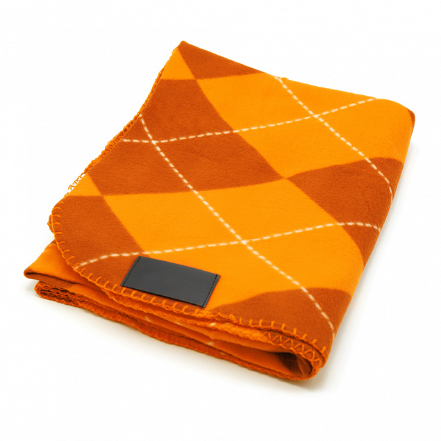 Плед Aberdeen, оранжевый с логотипом в Ставрополе заказать по выгодной цене в кибермаркете AvroraStore