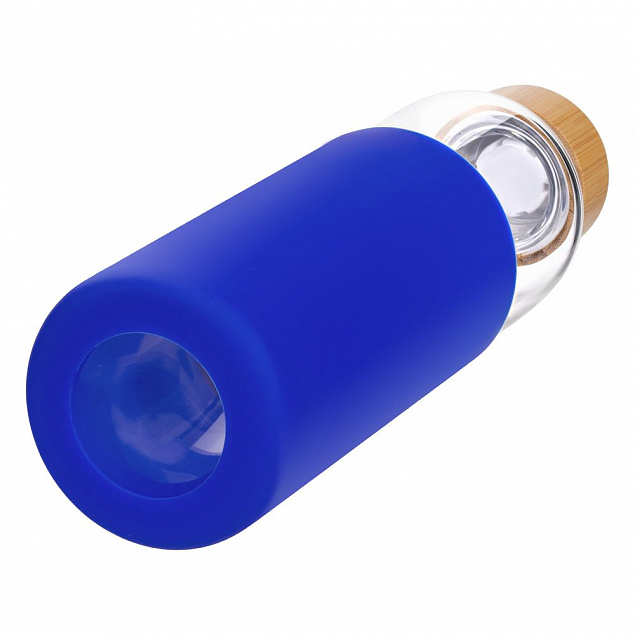 Бутылка для воды Onflow, синяя с логотипом в Ставрополе заказать по выгодной цене в кибермаркете AvroraStore